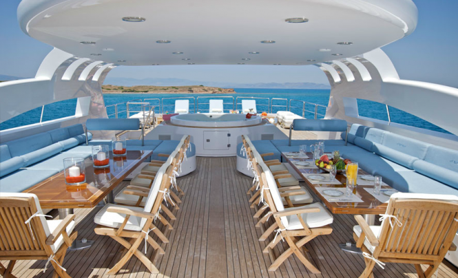 Superyacht O'Neiro - Upper Deck Superyacht O'Neiro - Upper Deck