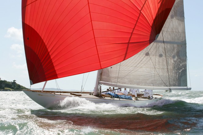 J Class replica sailing yacht Savannah to compete at the J.P. Morgan Asset Management Round the Island Race