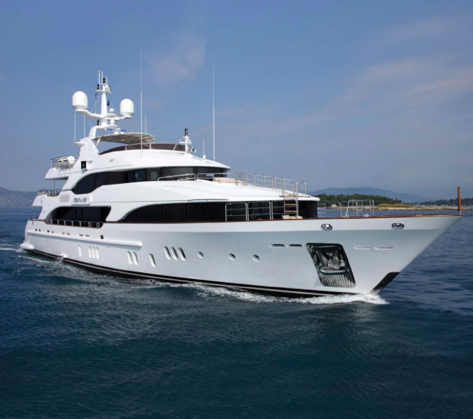Award-winning superyacht ‘TOLD U SO’ available for luxury charter in the Mediterranean