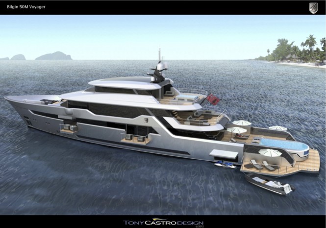 50m Tony Castro designed BILGIN VOYAGER 170′ yacht