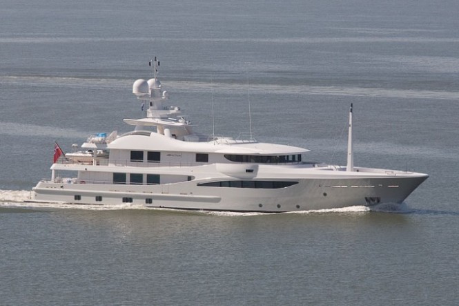 Limited Editions 171 motor yacht hull 461 by Amels launched