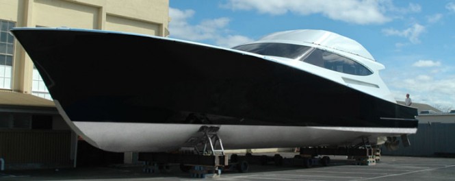 27.5m motor yacht SATU by Yachting Developments scheduled for launch in August 2012