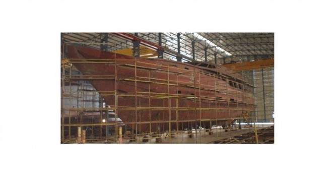 41m motor yacht Cannes under construction 41m motor yacht Cannes under construction