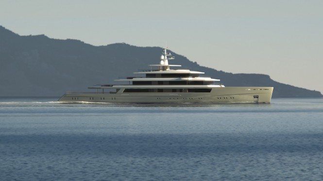 90m motor yacht PROJECT LIGHT by Nauta Yachts