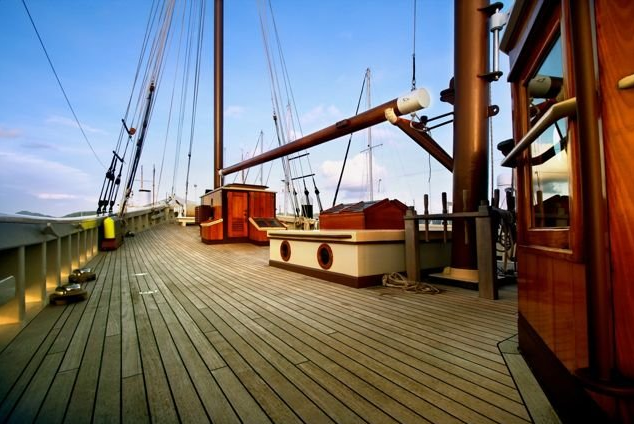 Aboard schooner RAJA LAUT Aboard schooner RAJA LAUT