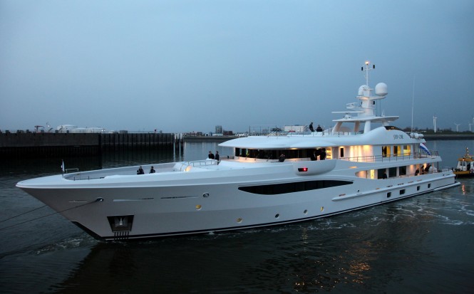 Successful sea trial for Amels LE 180 superyacht STEP ONE