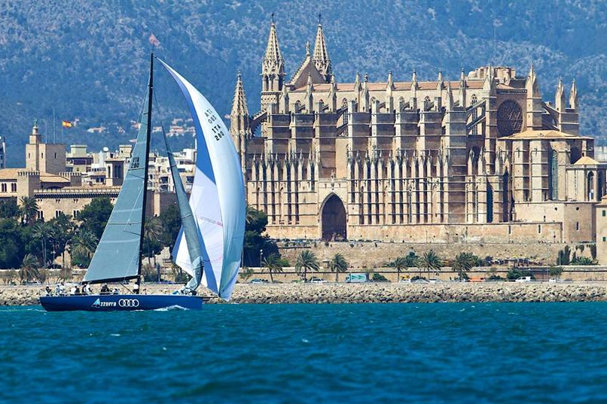Audi Azzurra Sailing Team with a new TP 52 yacht prepared for the 2012 PalmaVela