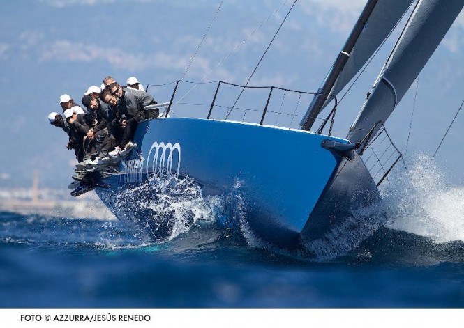 Audi Azzurra Sailing Team wins two out of three races today at Palma Vela