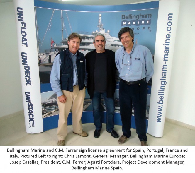 License agreement between Bellingham Marine and C.M. Ferrer