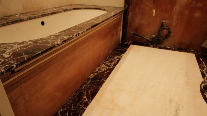 Bilgin 160 Classic yacht - Bathroom under construction