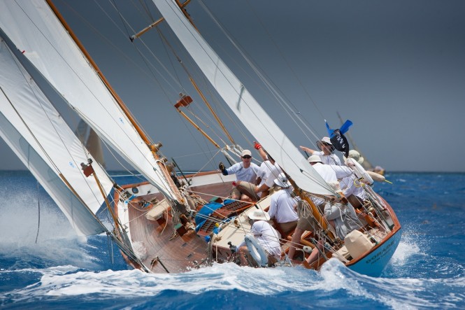 Dorade leading in the Classics at Les Voiles de St. Barth Dorade leading in the Classics at Les Voiles de St. Barth
