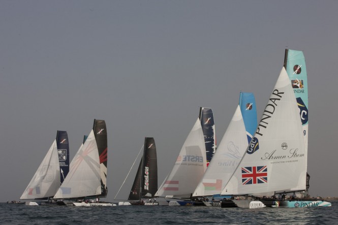 Act 2 of the 2012 Extreme Sailing Series, April 17-20, Qingdao, China