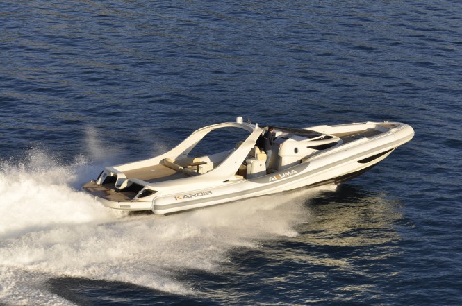 Akuma 50 yacht tender by Kardis: a maxi RIB with comforts like a yacht