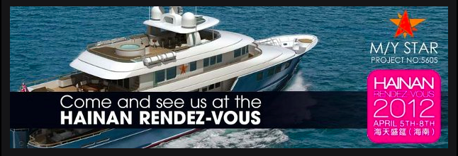 42m Vripack motor yacht STAR to premier at Hainan Rendezvous