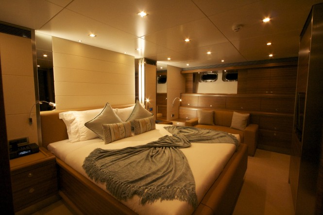 Luxurious interior aboard the motor yacht No Comment Luxurious interior aboard the motor yacht No Comment