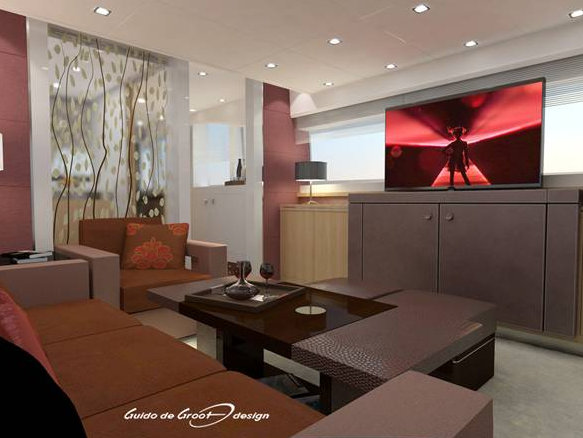 77ft yachts White Rose and Silver Rose with interior by Guido de Groot Design