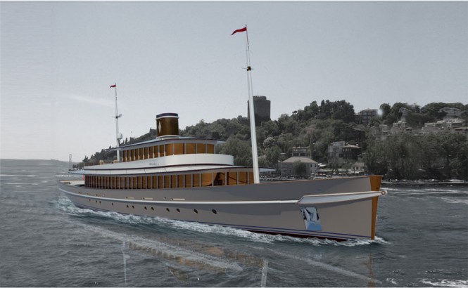65m classic VIP tour boat/luxury yacht ISTANBUL designed by Baris Yurek