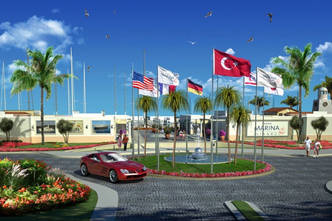 Marina Istanbul Entrance Marina Istanbul Entrance