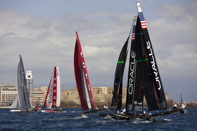 Naples AC World Series: Day 2 – Emirates Team New Zealand dominates with Luna Rossa performing well