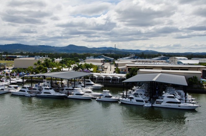 Riviera's new boat display will be undercover making it an all weather show Riviera's new boat display will be undercover making it an all weather show