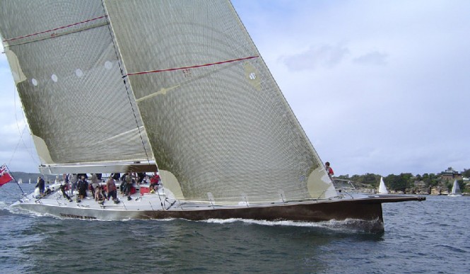 90ft McConaughy superyacht Genuine Risk leads the way at Rolex China Sea Race 2012