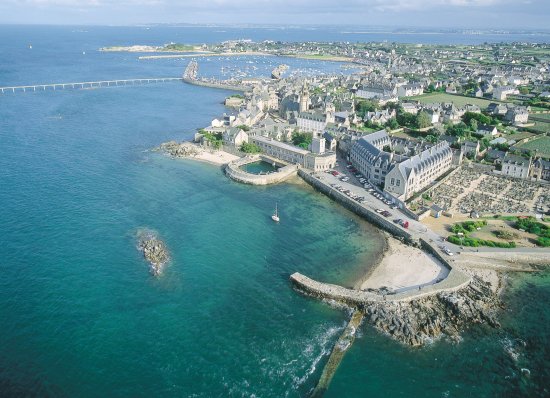 New superyacht marina at Roscoff, the Bay of Morlaix, France