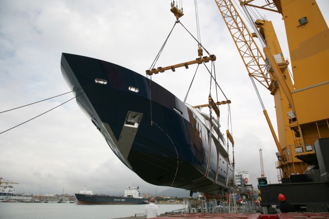 45m charter yacht OURANOS by Admiral Tecnomar Group launched