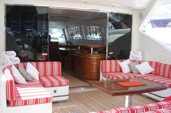 charter yacht SOAN - Aft Deck charter yacht SOAN - Aft Deck