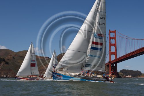 Clipper 11-12 Round the World Yacht Race: Day 1 – Fleet in San Francisco Bay for the start line