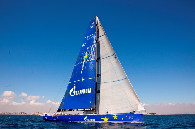 100ft maxi yacht Esimit Europa 2 starts the new season with ambitious goals