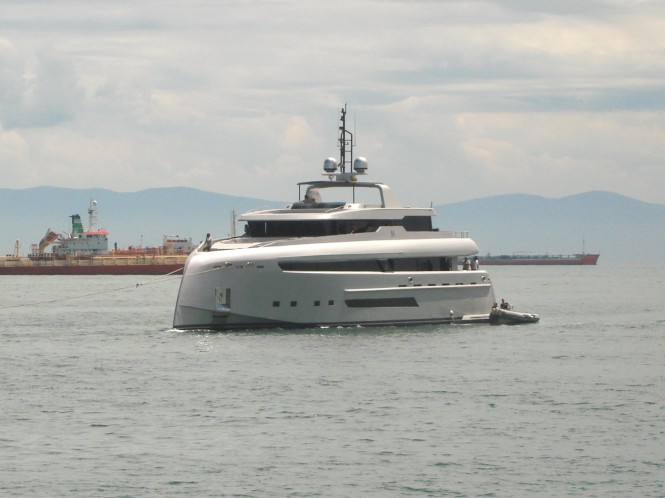 H2 designed Reverse Bow motor yacht BILGIN 132 by Bilgin Yachts launched