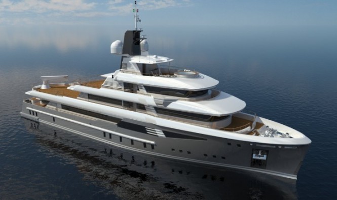 Cristiano Gatto designed 49.75m motor yacht Cosmo 50 Explorer by Cosmo Explorer