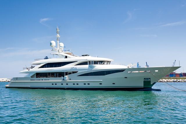 50m motor yacht BELLE ANNA by ISA Yachts successfully launched