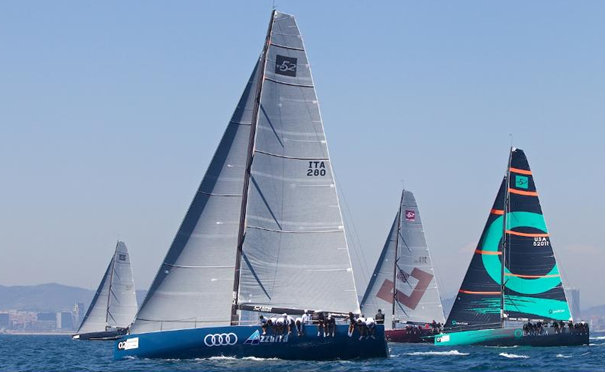 39th Trofeo Conde de Godó: Two bullets and a second place for Audi Azzurra Sailing Team