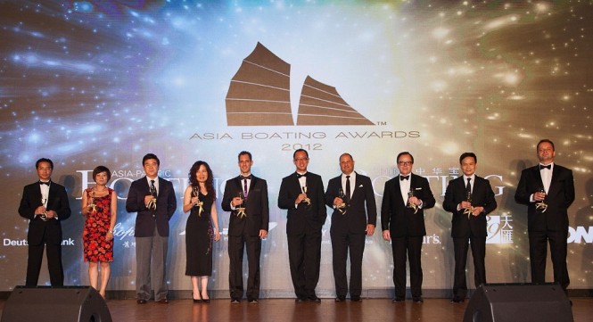 Blu Inc Team and Sponsors toasting