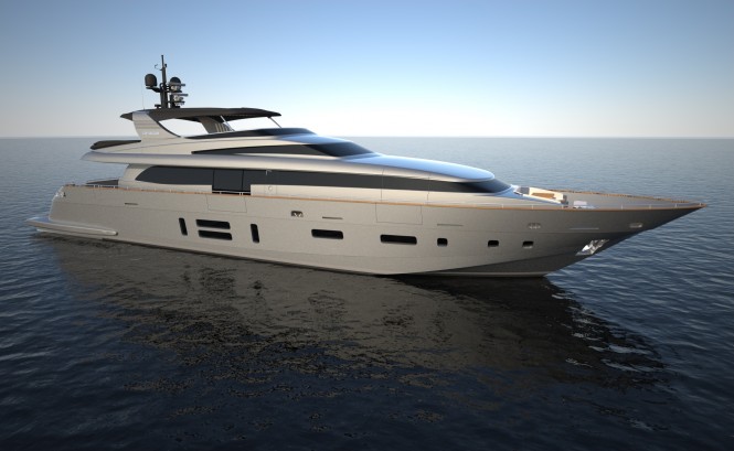 36.5m superyacht Canados 120 with interior by Francesco Paszkowski