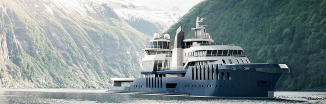 Superyacht design concepts by Claydon Reeves on display in London