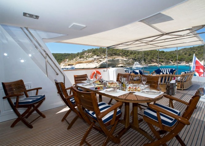 Daniella yacht - Upper Deck Daniella yacht - Upper Deck
