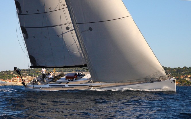Corsica to Sardinia charter vacation aboard the outstanding high performance sailing yacht LUPA OF LONDON