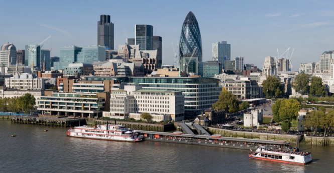 London – the hottest superyacht destination of 2012