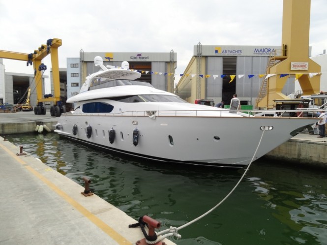 Maiora 24S superyacht on the water Maiora 24S superyacht on the water