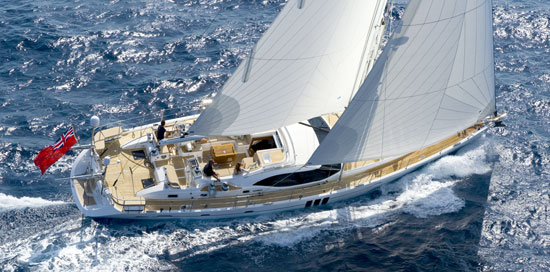 Oyster 625 luxury yacht Blue Jeannie receives Best Production Sailing Yacht prize at 2012 Asia Boating Awards