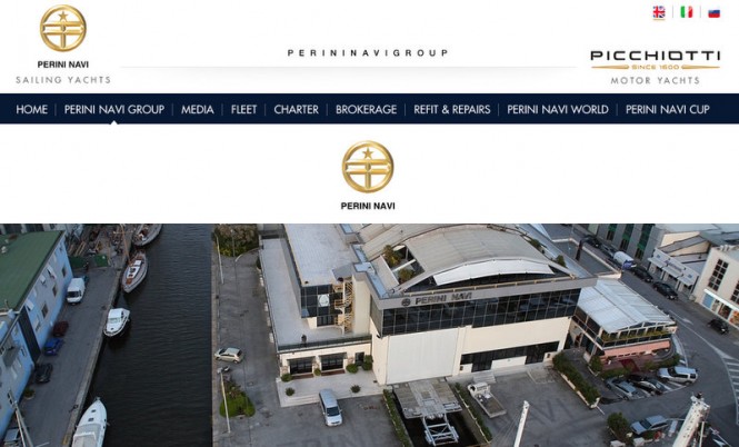 Two new sections for the Perini Navi Group’s website now with Russian version online