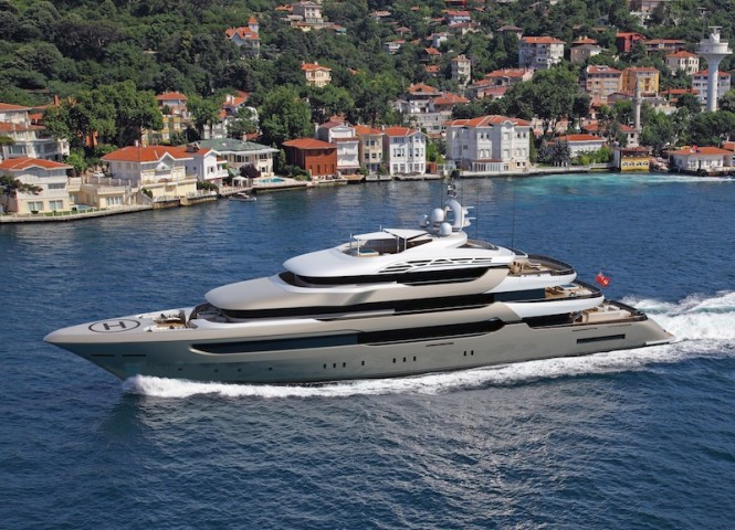 75m motor yacht Pro 750 Golden by Proteksan Turquoise