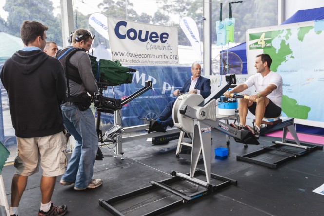 2012 Sanctuary Cove Boat Show: Rower Andrew Abrahams beats the world record