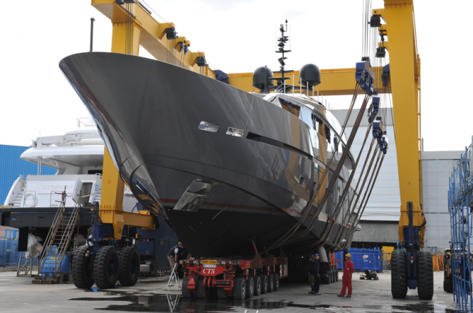 Sanlorenzo launch motor yacht 111 – the 7th 40Alloy superyacht