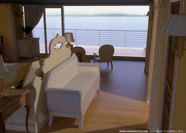 Superyacht Hercule by Aeronautiq - Master Suite Superyacht Hercule by Aeronautiq - Master Suite
