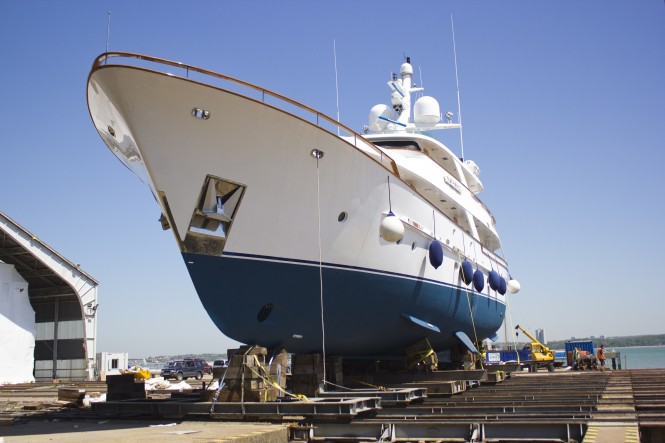 Superyacht Spada after refit Superyacht Spada after refit