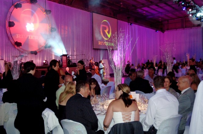 The Riviera Festival Dinner will be a highlight for many attending the Riviera Festival and Boat Show The Riviera Festival Dinner will be a highlight for many attending the Riviera Festival and Boat Show