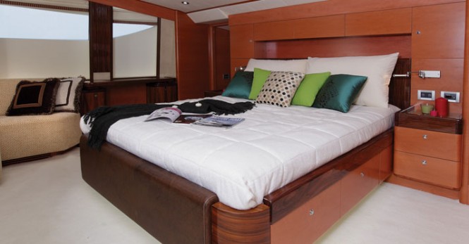 VIP Stateroom aboard the luxury yacht Majesty 101 VIP Stateroom aboard the luxury yacht Majesty 101